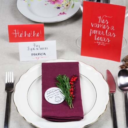 Elabora los menús de Navidad e imprímelos