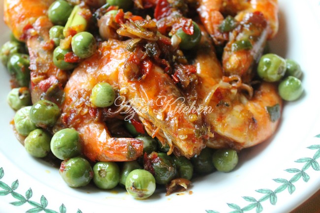 Udang Goreng Pedas Dengan Terung Pipit Azie Kitchen