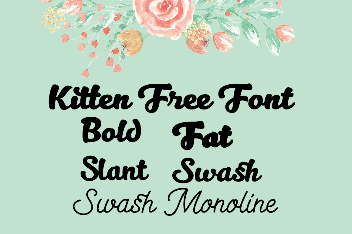 DLOLLEYS HELP Kitten Font Family Free Font