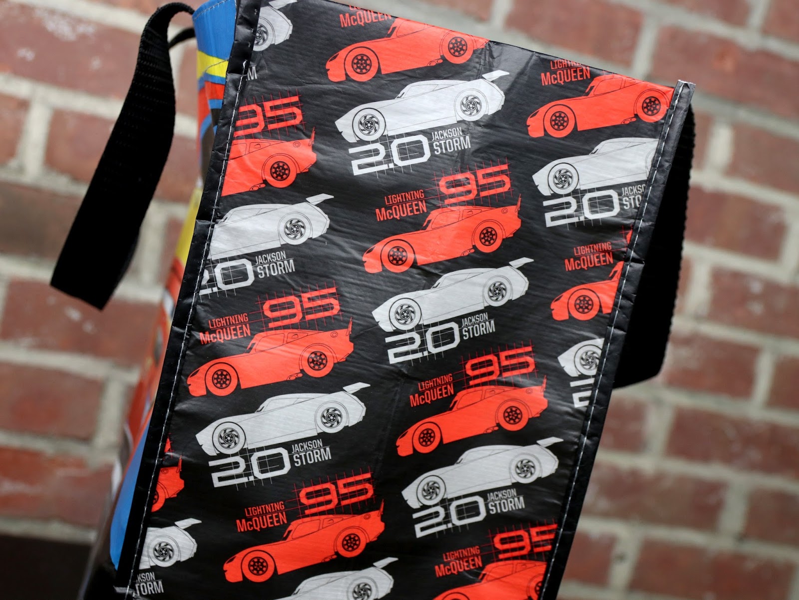 Dan the Pixar Fan Cars 3 Disney Store Reusable Tote Bag