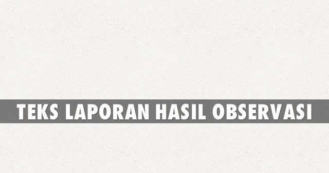 Contoh Teks Laporan Hasil Observasi Hewan dan Strukturnya