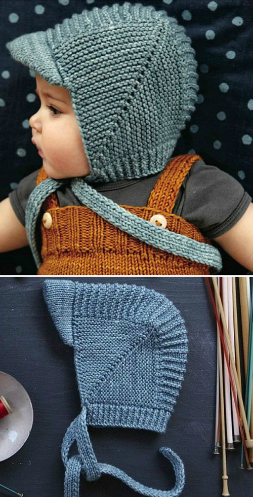 Details about   Vintage Baby Toddler Boy Girl Bonnet Hat Knitted Crochet Beanie Winter Warm Cap 