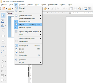 LibreOffice Draw - Reglas, guías, cuadrícula y su uso