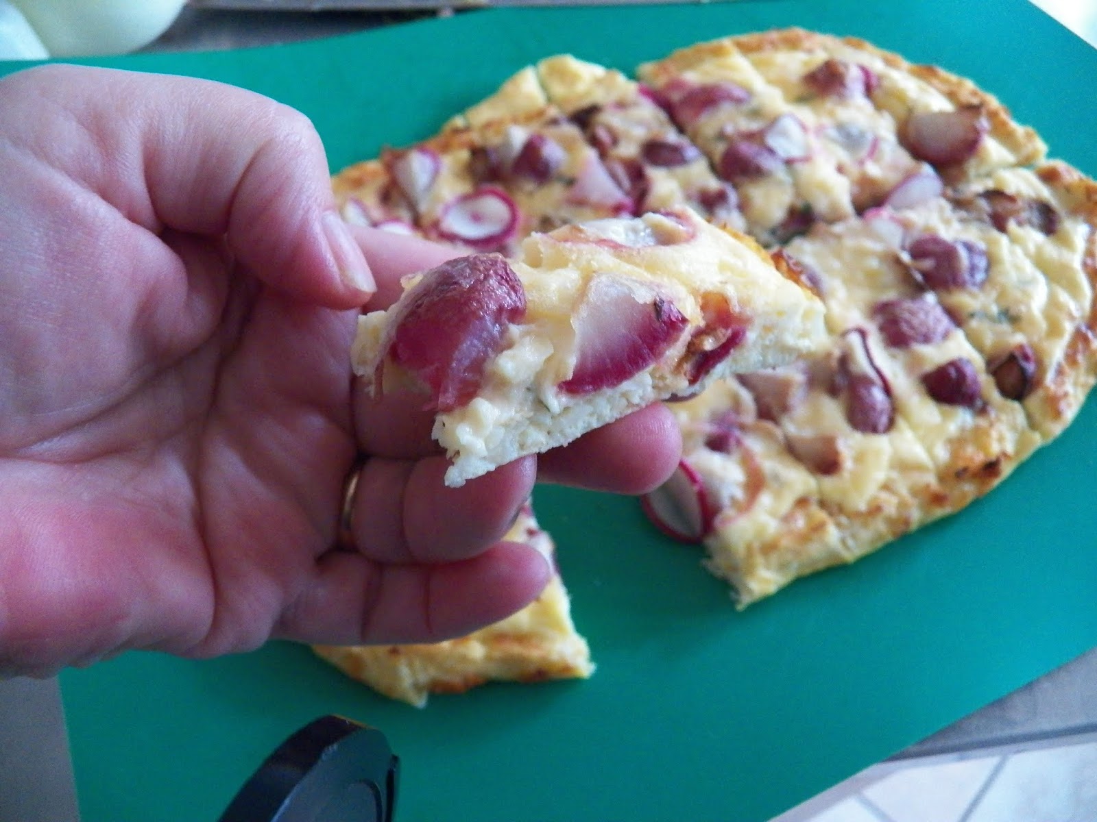 Roasted Radish Tart for BakingBloggers Sid's Sea Palm Cooking