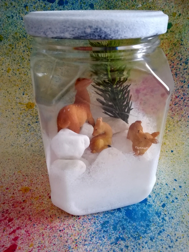 como-hacer-paisaje-invierno-en-un-tarro