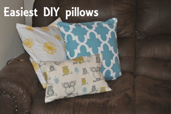 easy pillow cover tutorial