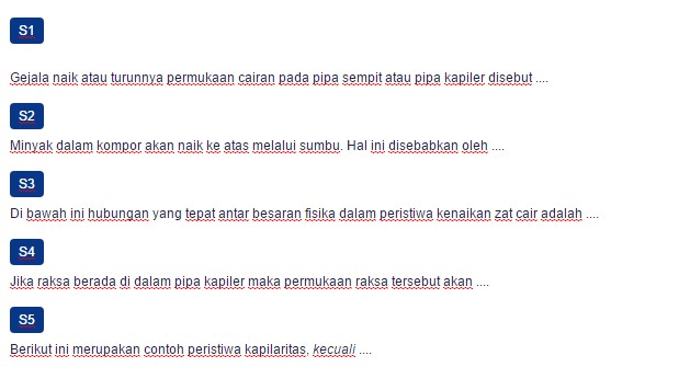 Contoh Soal Kapilaritas