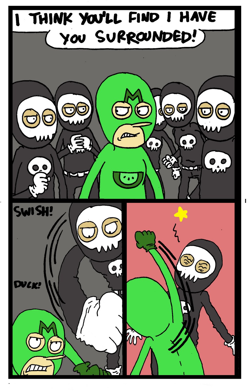 Melon Man Comics Melon Man in The MELON MEN FINAL CHAPTER!