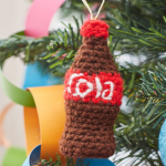 http://www.redheart.com/files/patterns/pdf/LW5725-Bottle-of-Cola-Ornament-Free-Crochet-Pattern.pdf