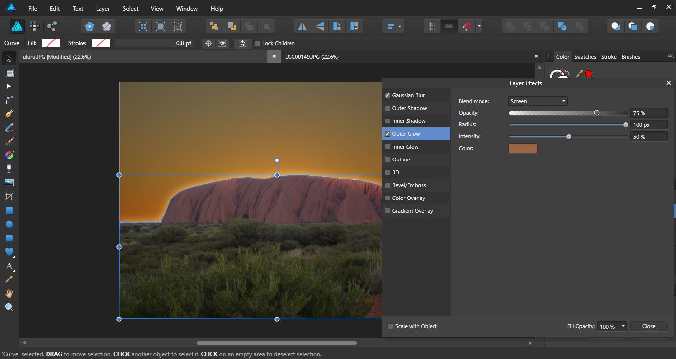 How to remove and change a background with Affinity Designer Design