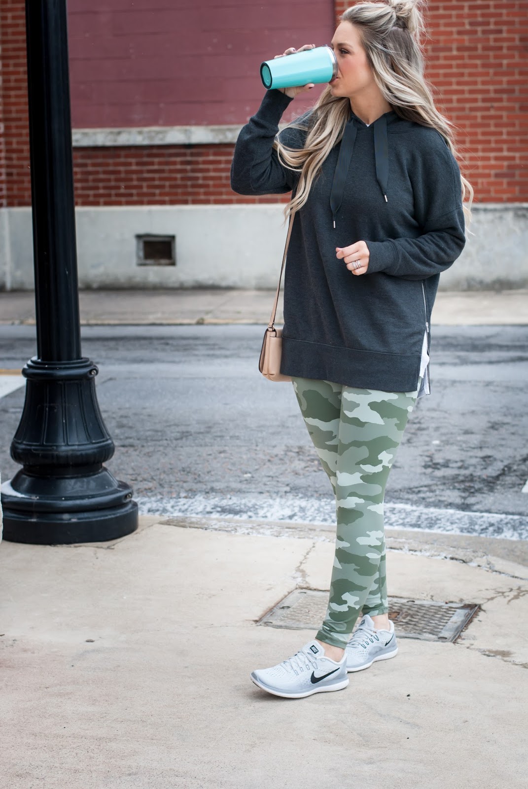 Camo leggings and Zip Hoodie Athleisure | Luxe Be A Lady