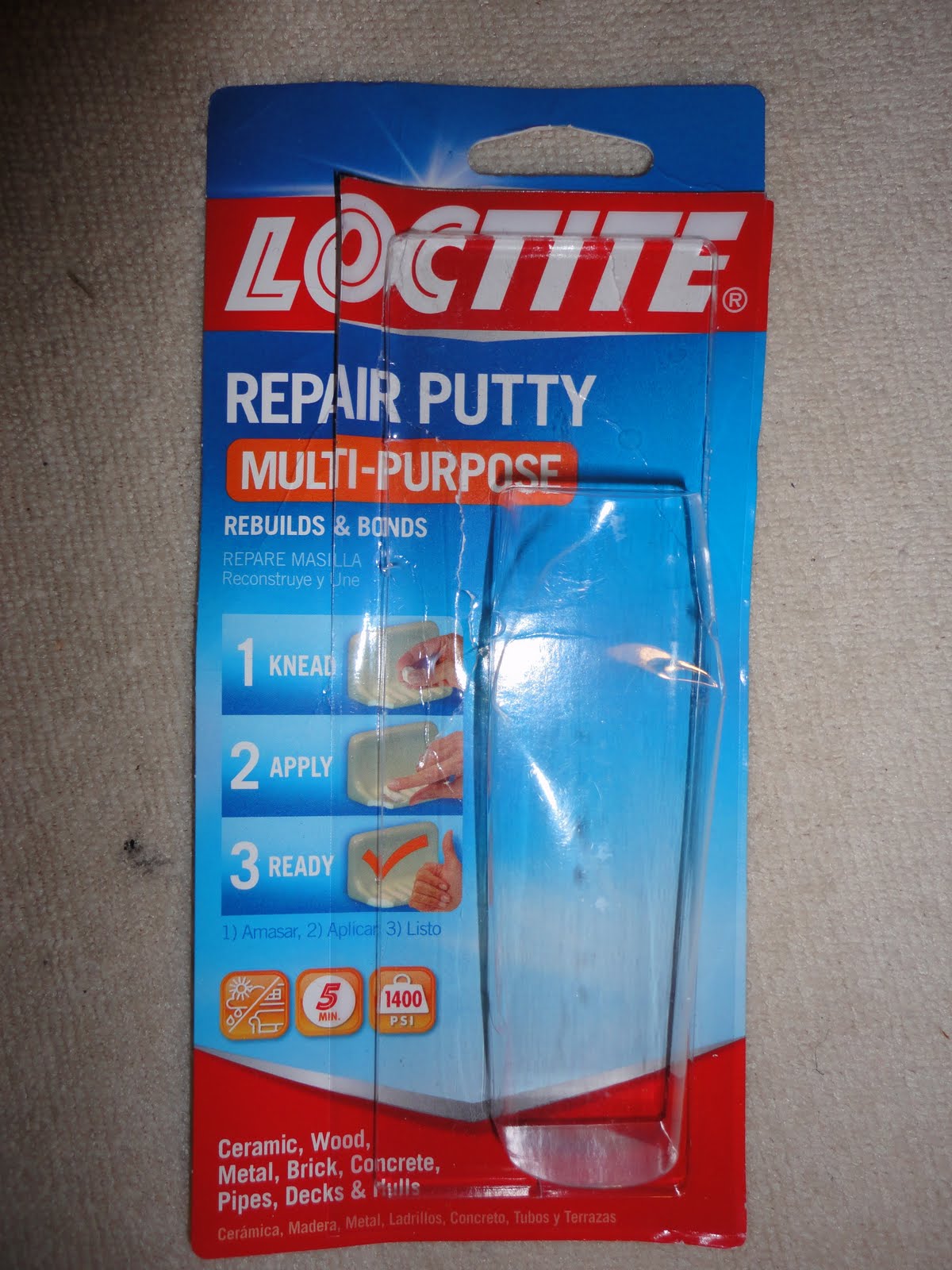 General Splendour AWESOME Product LOCTITE Repair Putty!