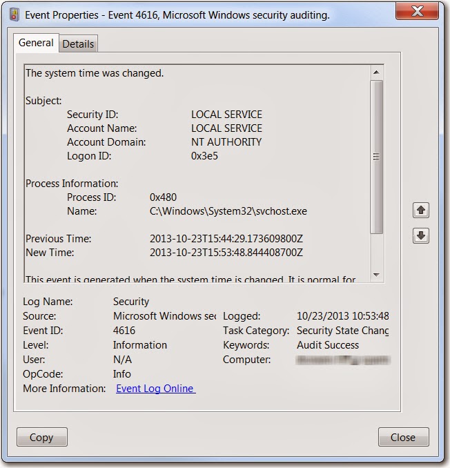 Daily Blog 128 Detecting Fraud Sunday Funday 10/27/13 Part 1 Time