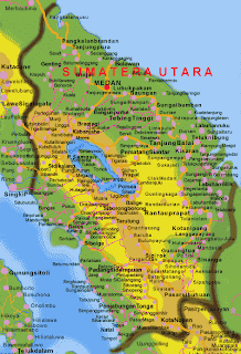 Peta Propinsi Sumatera Utara