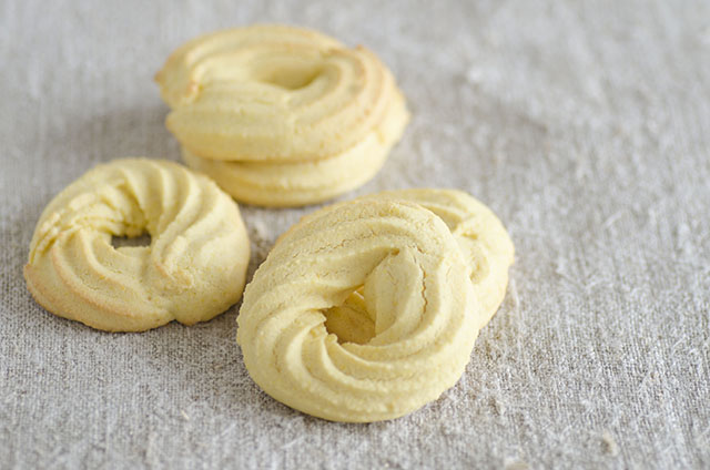 Ciambelle con fioretto di mais