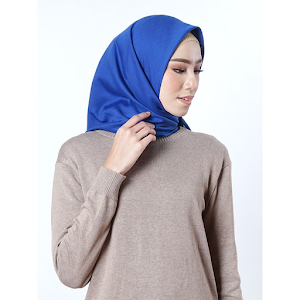 Hijab Kerudung Segi Empat Basic Voal Umama Soft Blue Hijab Kerudung Segi Empat Basic Voal Umama Soft Blue