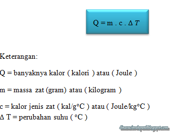 Satuan kalor menurut si adalah