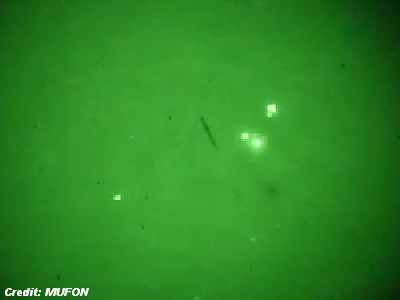 Triangular UFO Caught On Night Vision Video - May 2014