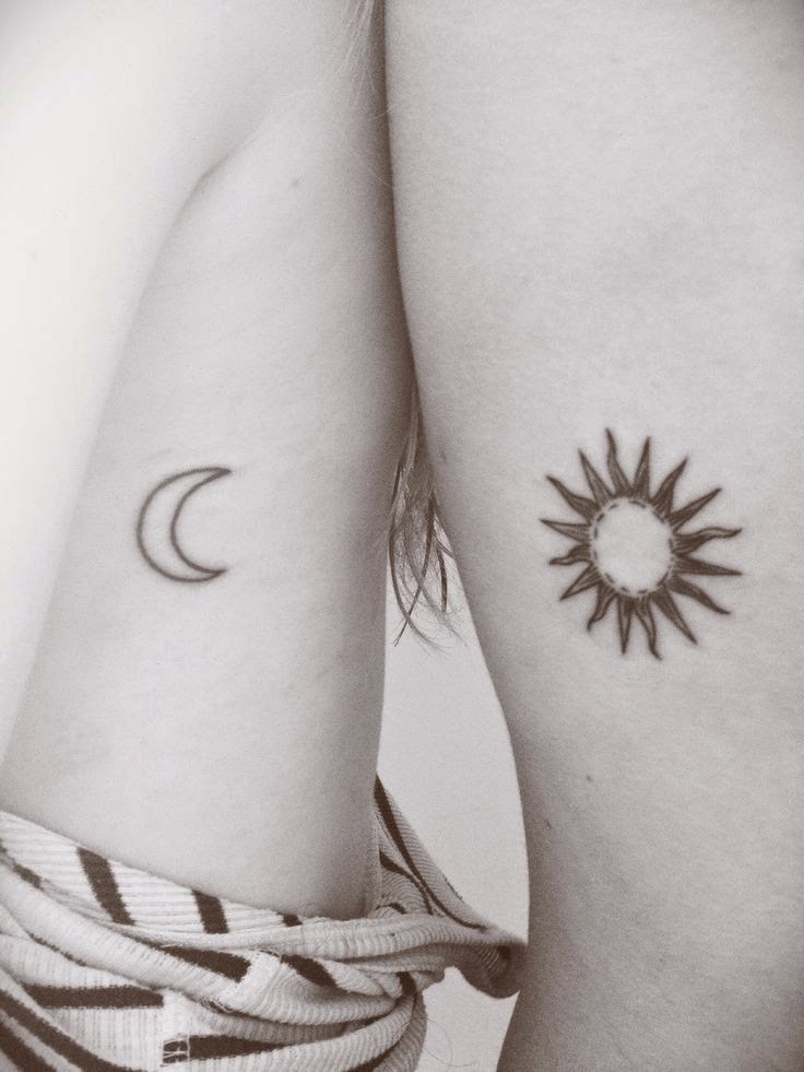 Tatuajes de Sol y Luna Increibles