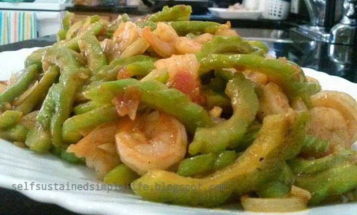 Our Journey to a Simple Life: Bitter Melon and Shrimp Stir Fry ...