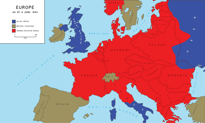 World War Ii Project Europe During War