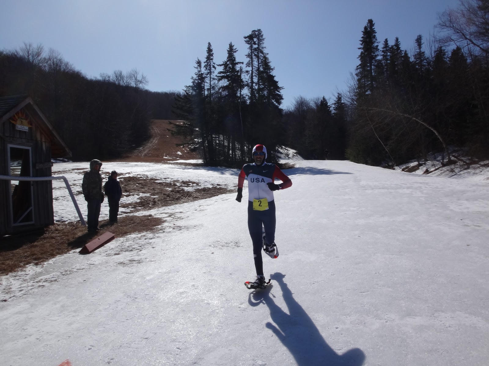 double d mountain runner Northeast snowshoe championships