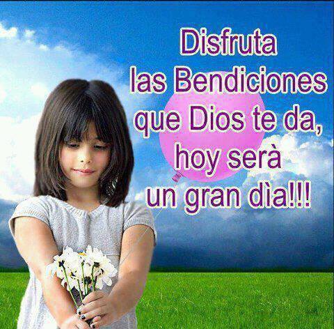 Imagenes y Frases Facebook: Disfruta Las Bendiciones Que Dios Te Da