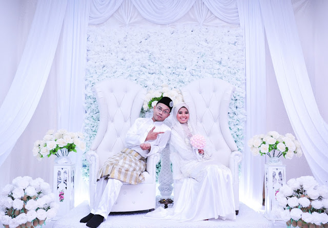 beskap putih pengantin