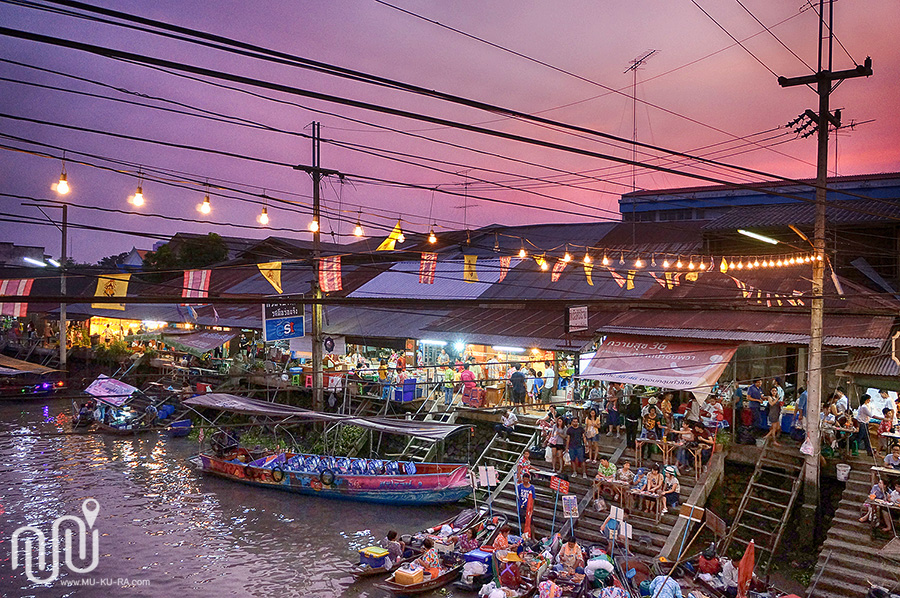 พาเที่ยวอัมพวา #1 พาเดินเล่นชมตลาดน้ำอัมพวา ชิมอาหารอร่อยๆ พร้อมวิธีเดินทาง