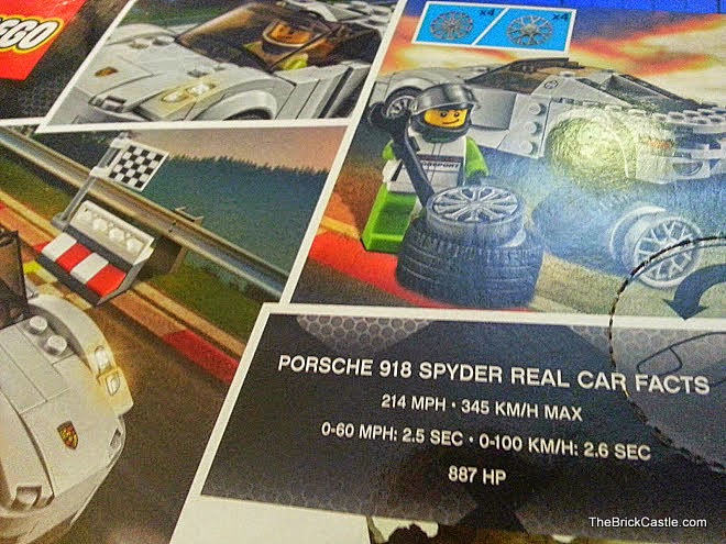 LEGO Speed Champions Porsche 918 Spyder box rear