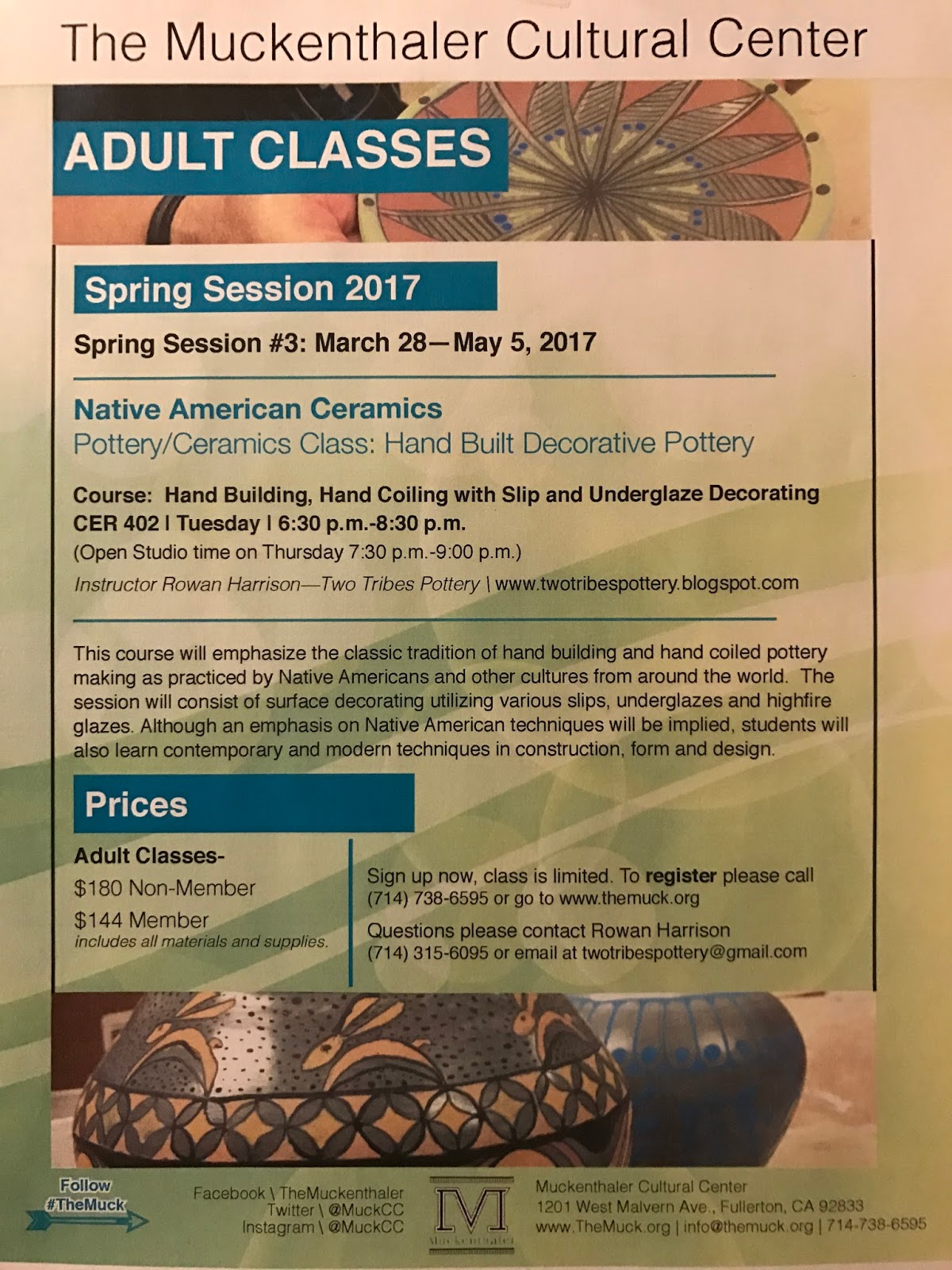 Two Tribes Pottery Pottery/Ceramic Classes