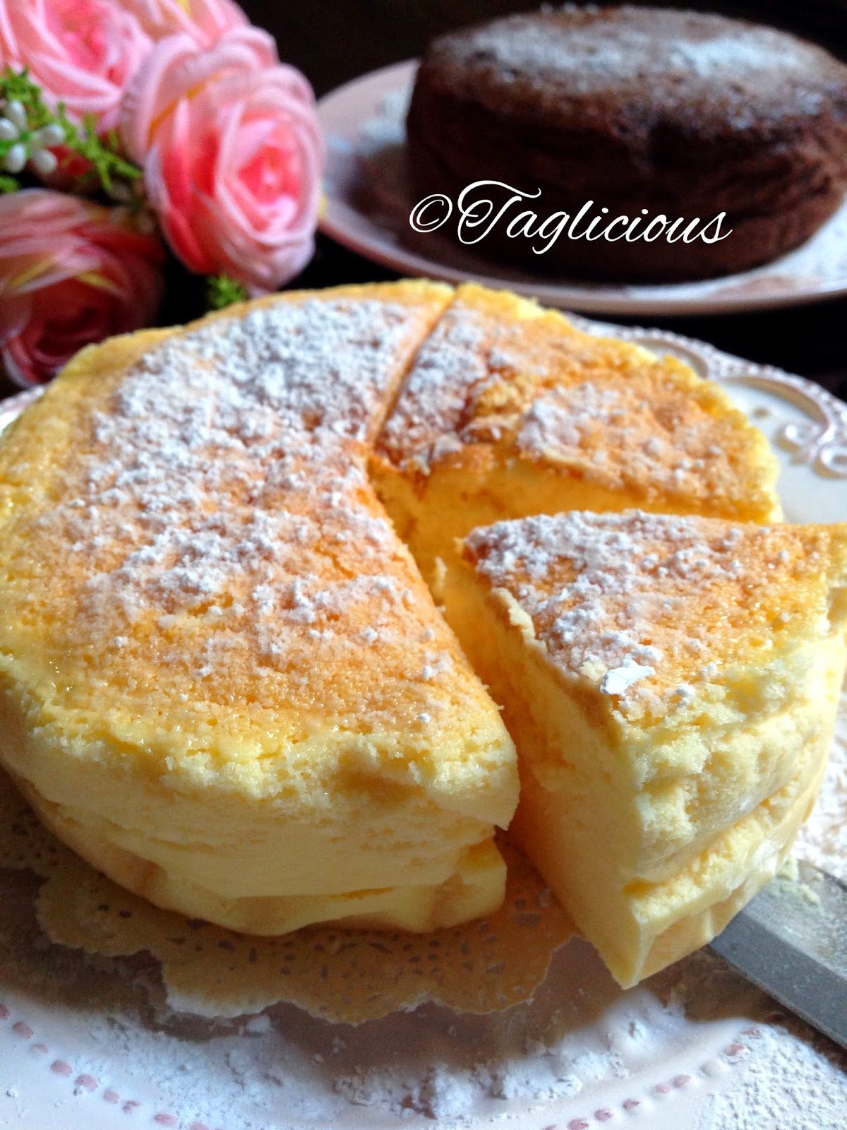 TAGlicious Simple 3 ingredients Japanese Cotton cheesecake