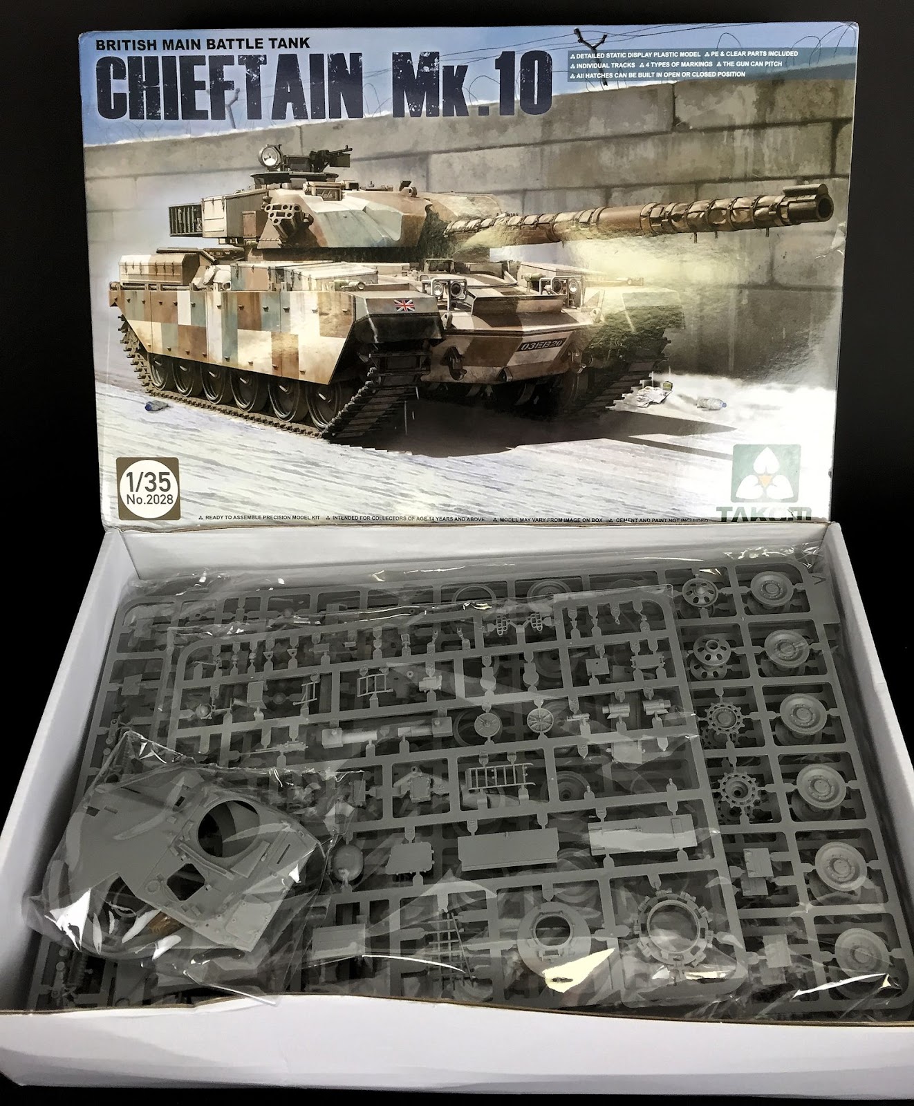 The Modelling News: Takom's 1/35 Chieftain Mk.10 Pt.III - Painting and  Weathering