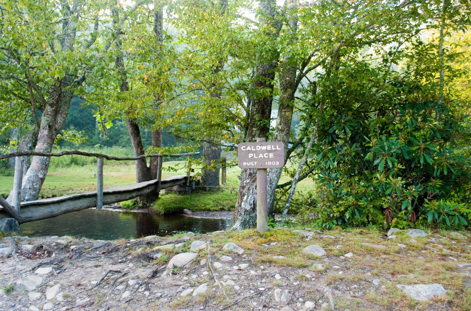 With the Grace of God... Caldwell Place in Cataloochee Valley, NC