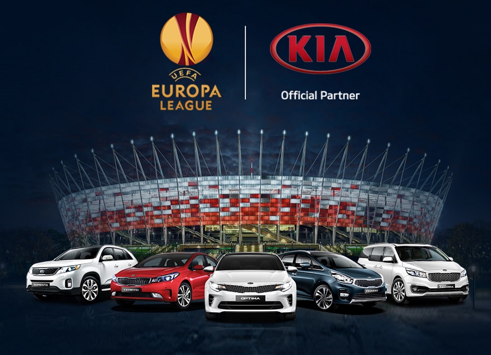 Kia chính thức tài trợ giải bóng đá UEFA Europa League