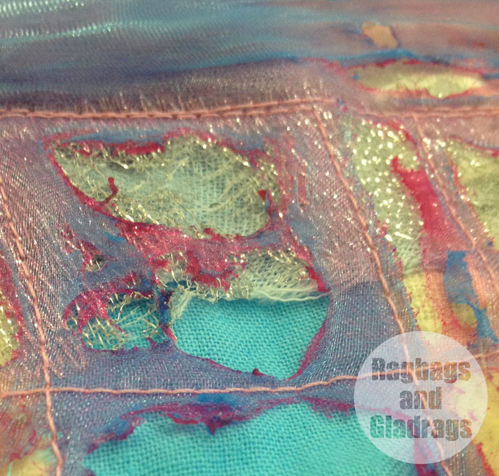 ragbags and gladrags Made by the Sea Fabric Manipulation creative