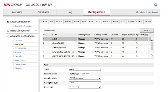 Cara setting IP kamera Wifi Hikvision