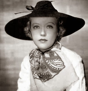 Marion Davies in Coolie hat c. 1930s