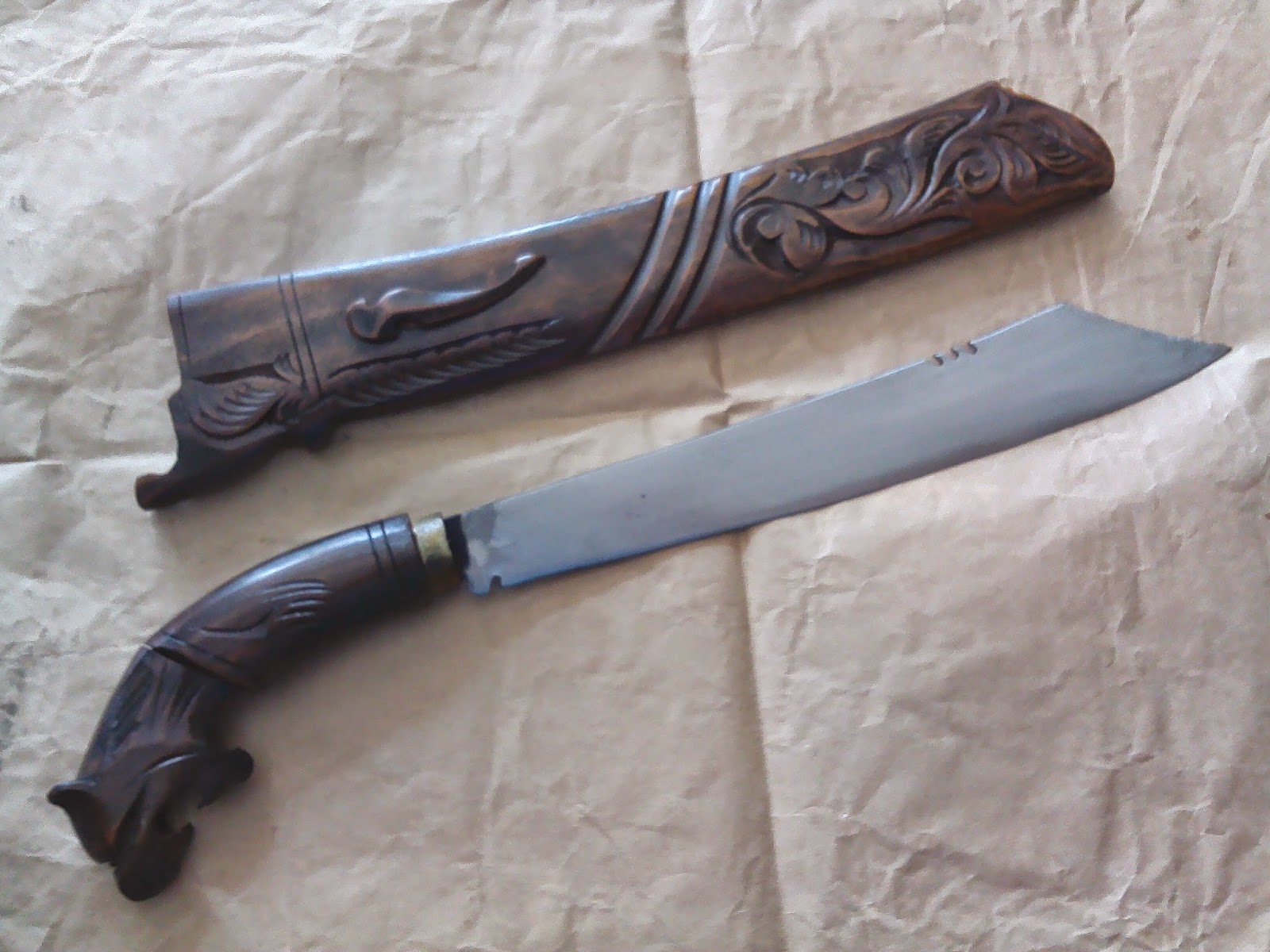 Gambar Gagang Golok Keren Moa Gambar