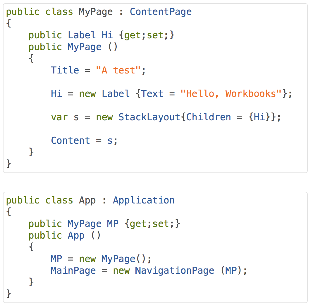 ConceptDev (Craig Dunn's blog): Xamarin.Forms Workbooks
