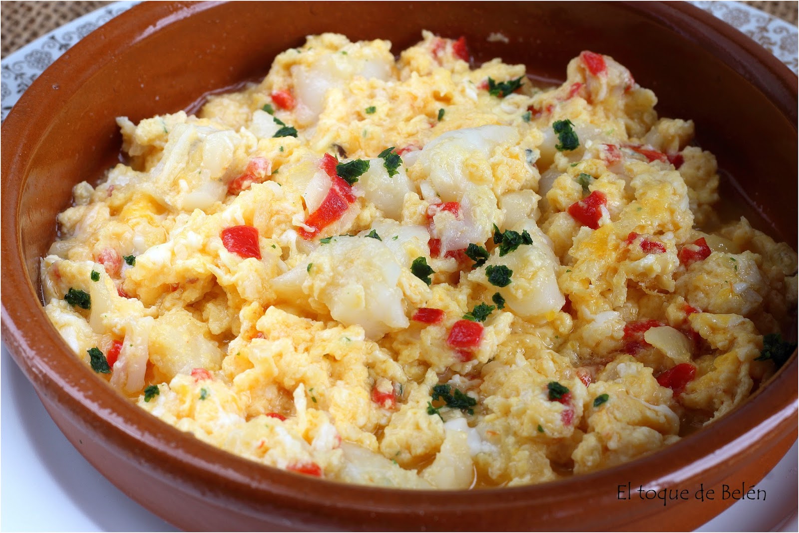 REVUELTO DE MIGAS DE BACALAO | El toque de Belén
