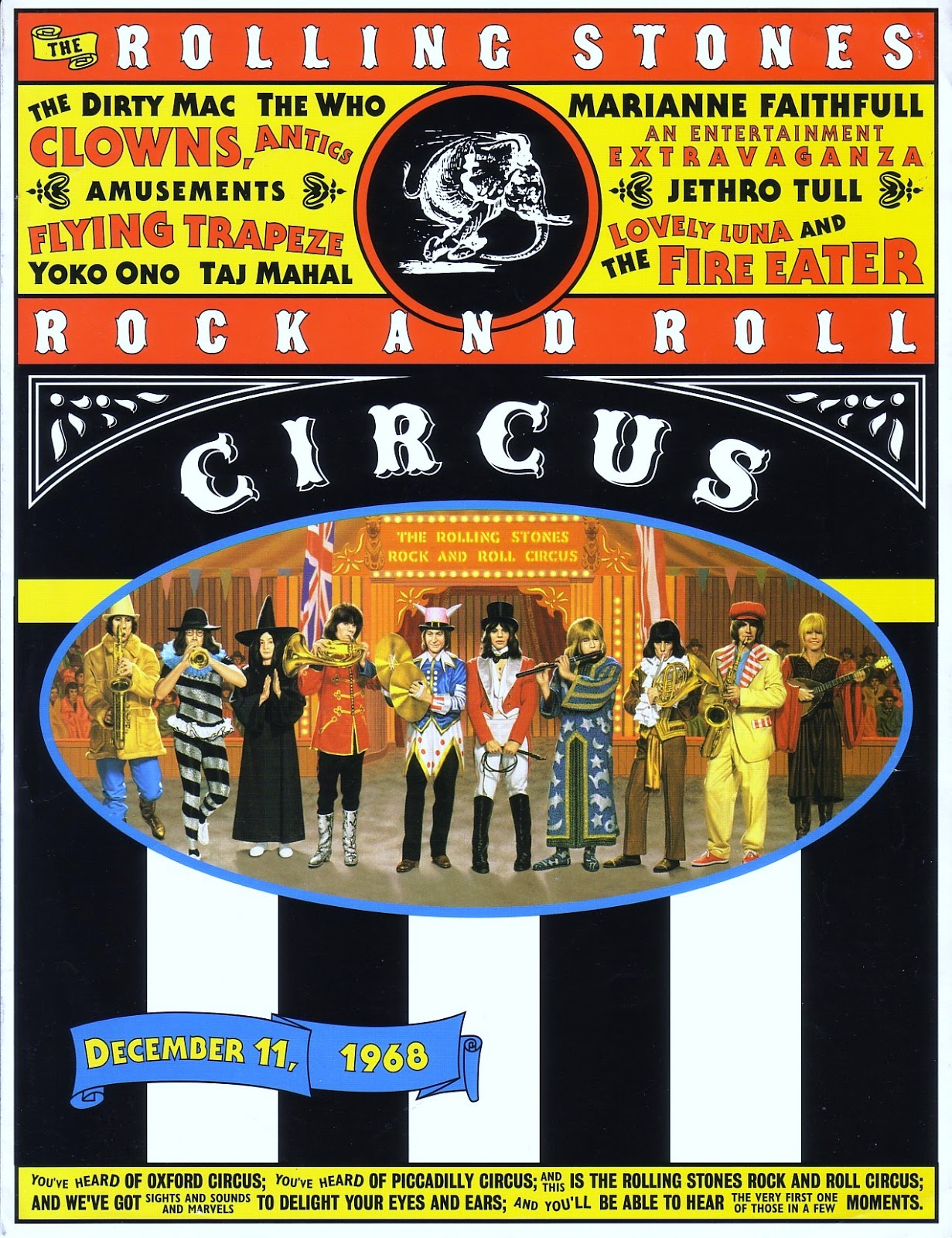 The Rolling Stones Rock And Roll Circus SIXTIES BEAT: Rolling Stones - Rock And Roll Circus - Order to record