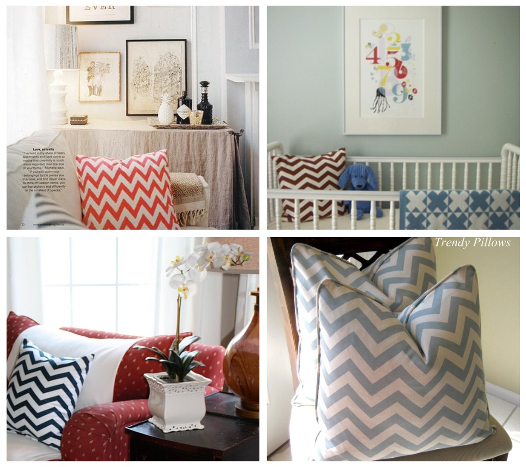 TristinandCompany: DIY Painted Chevron Pillow