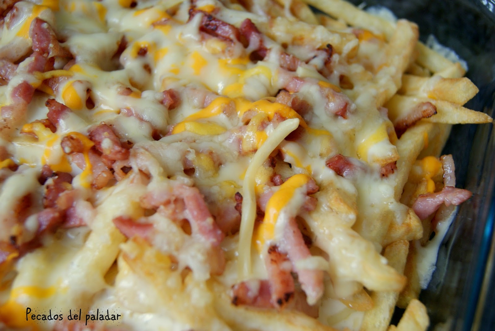 Pecados del paladar BACON & CHEESE FRIES LAS DE FOSTER'S HOLLYWOOD)