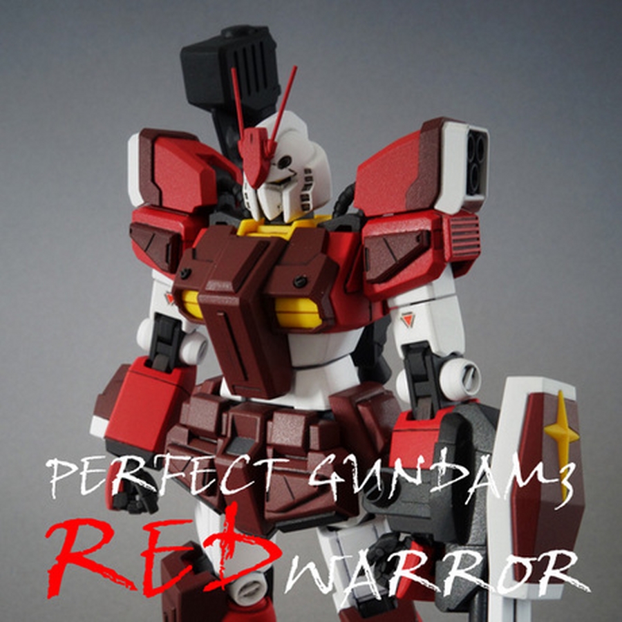 Painted Build HGBF 1/144 Gundam Amazing Red Warrior "Perfect Gundam Ⅲ Red Warrior"