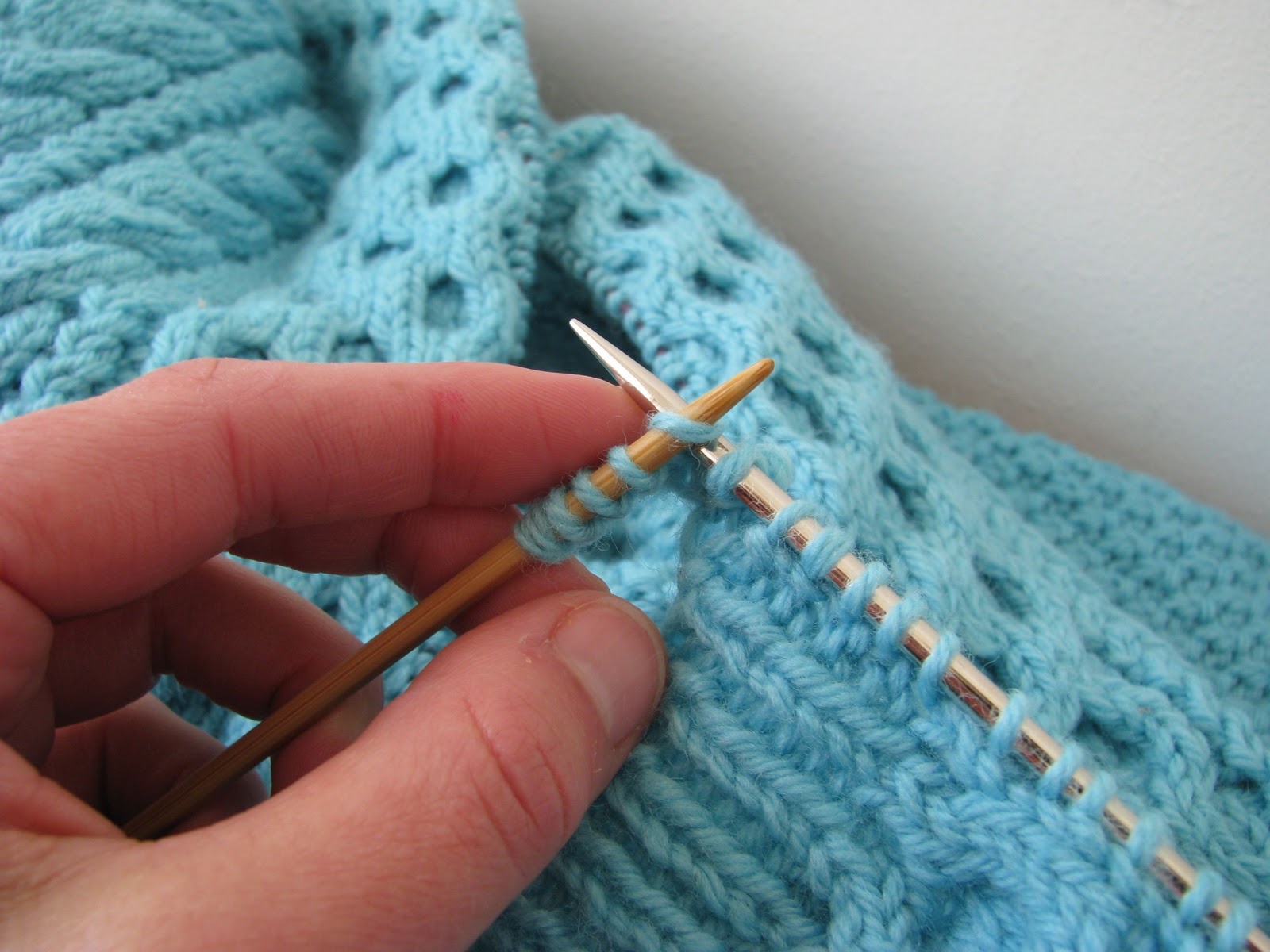 A Half Tutorial Garter Stitch Border