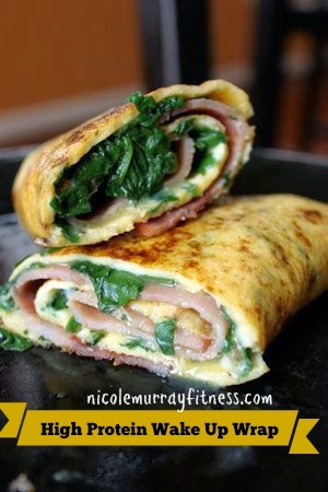 Nicole Murray Fitness: High Protein Breakfast Wrap