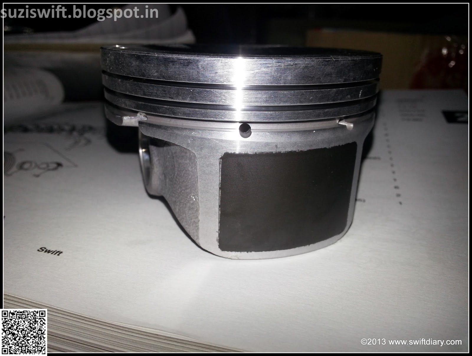 Swift Diary Piston Skirt Coating