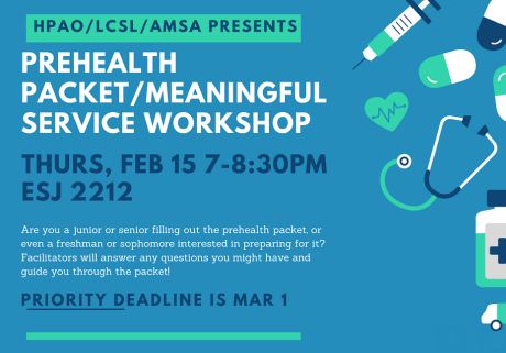U. of Maryland Honors College: Pre Health Packet Meaningful Service ...