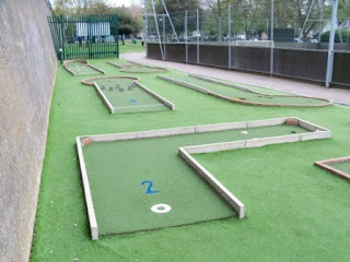 Crazy Golf in Chiswick, London